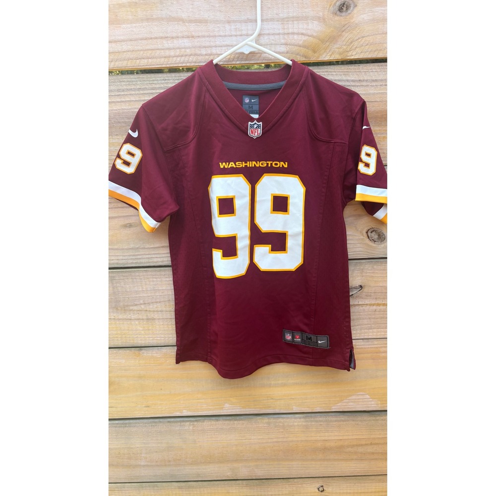 Nike Washington Football Team Chase Young 99 Jersey Youth Medium Burgundy Gold
